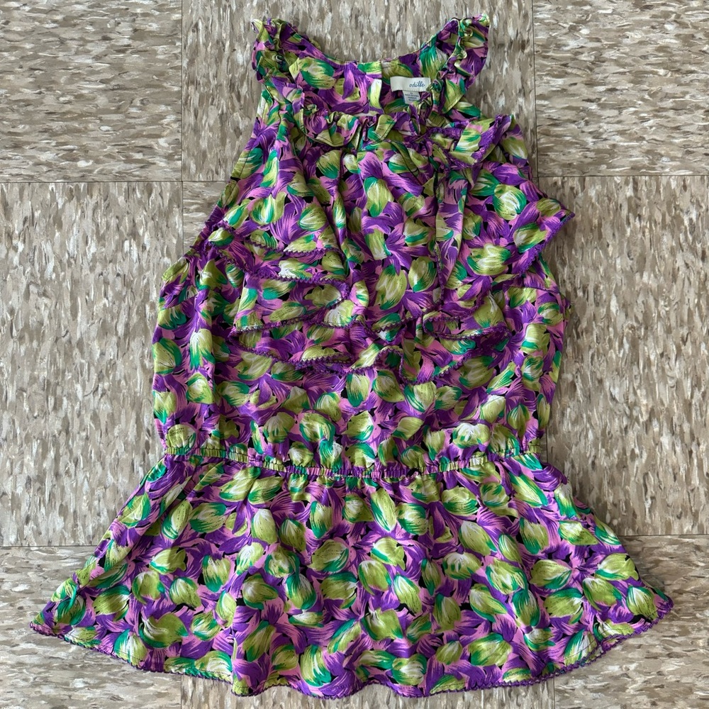 Anthropologie Odille Floral Blouse Size 0